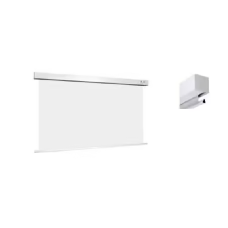 Ulmann Ecran projection Elec. carter Alu blanc 240x240cm Format carré