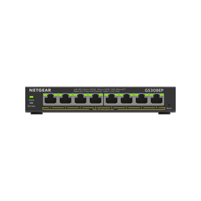 Netgear Switch 8PT GE PLUS SWCH W/ POE+