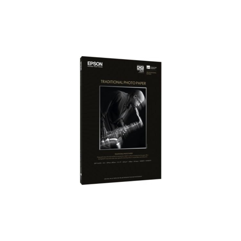 Epson Traditional Photopaper 330g - A2 - 25 feuilles