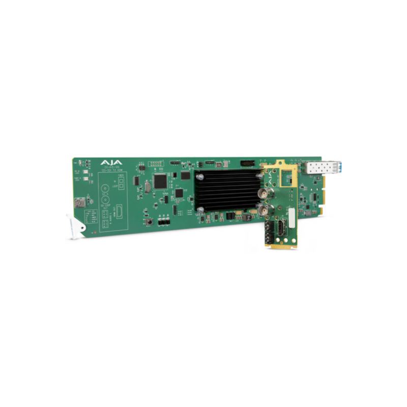 AJA openGear Carte 4K/UHD 12G-SDI vers HDMI 2.0 émetteur-récepteur LC