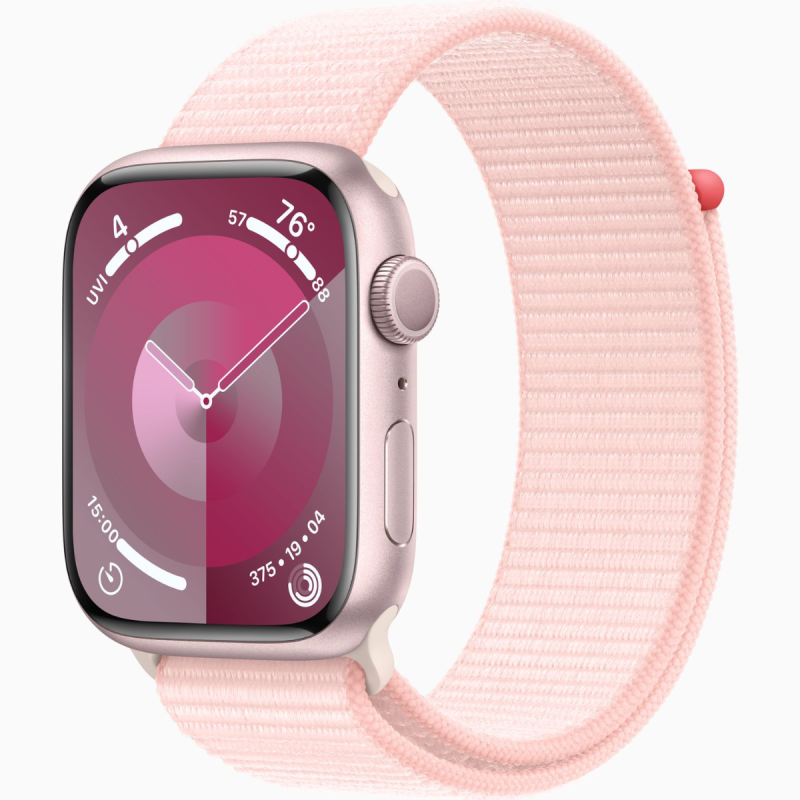 Apple Watch Series 9 GPS 41mm Pink Alu Light Pink Sport Loop