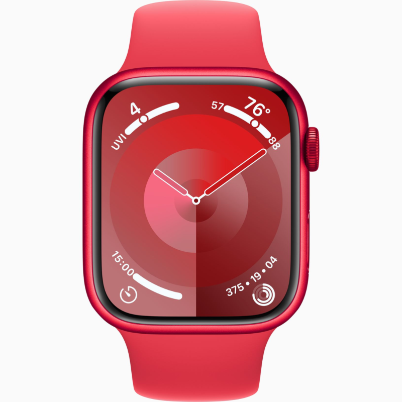 Apple Watch Series 9 GPS 41mm (Prod)Red Alu Red Sp Bnd S/M