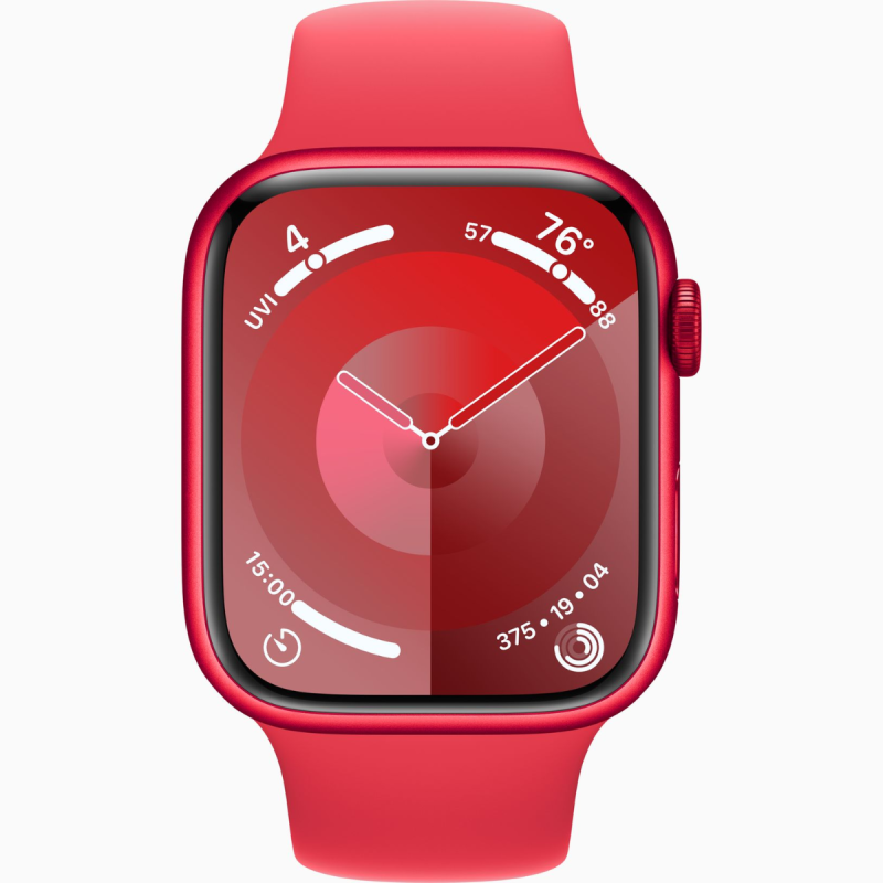 Apple Watch Series 9 GPS 41mm (Prod)Red Alu Red Sp Bnd M/L