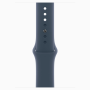 Apple Watch Series9 Cell 45mm Silver Ssc Storm Blue Sp Bnd M