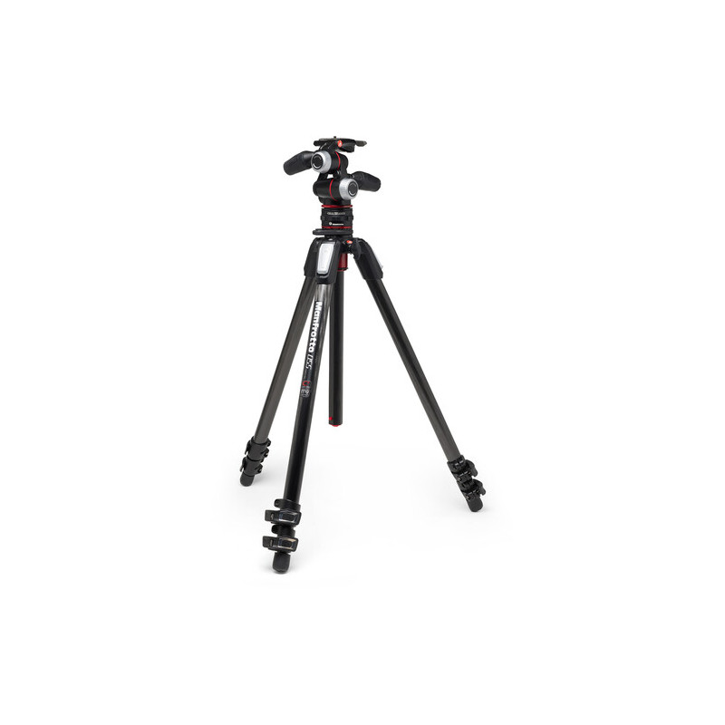 Manfrotto Kit Trépied 055 carbone à 3 sections + Rotule 3D Pro + MOVE