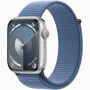Apple Watch Series9 Cell 41mm Silver Alu Winter Blue Sp Loop