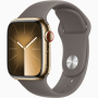 Apple Watch Series9 Cell 41mm Gold Ssc Clay Sport Band M/L