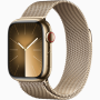 Apple Watch Series9 Cell 41mm Gold Ssc Gold Milanese Loop