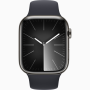 Apple Watch Series9 Cell 41mm Graphite Ssc Midnight Sp Bnd M