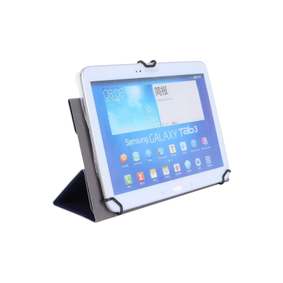 Housse de protection pour tablette écran 10 pouces tissu bleu à fleur
