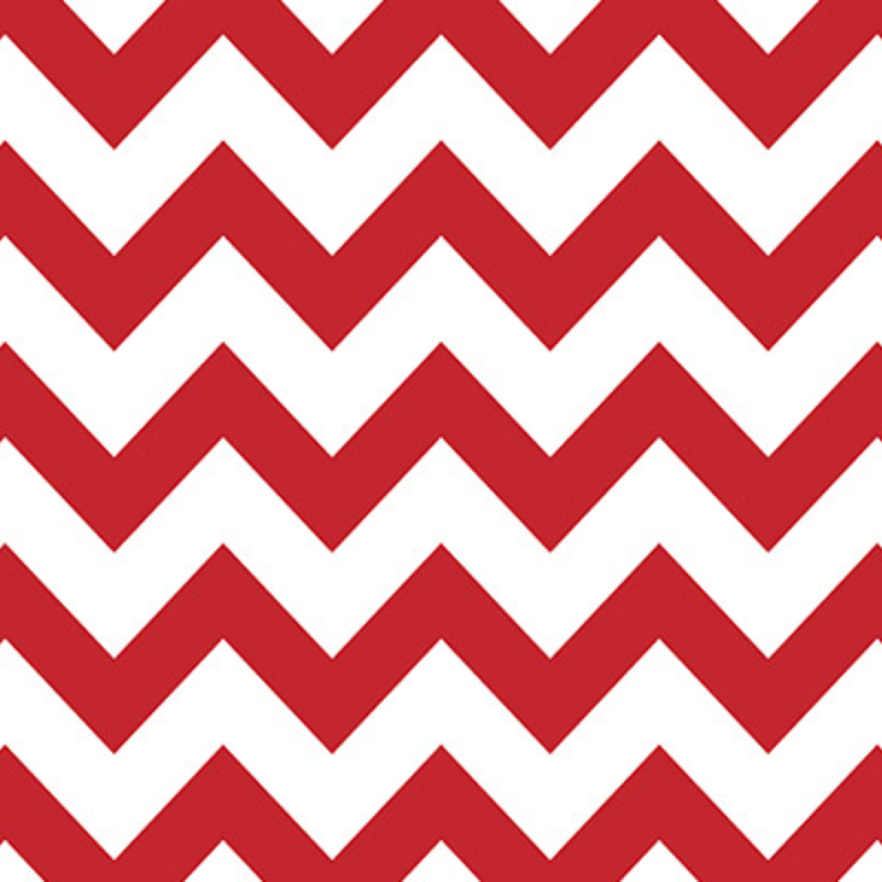 Savage Rouleau Fond PRINTED 1,35 x 5,50m Red & White Chevron *Fds