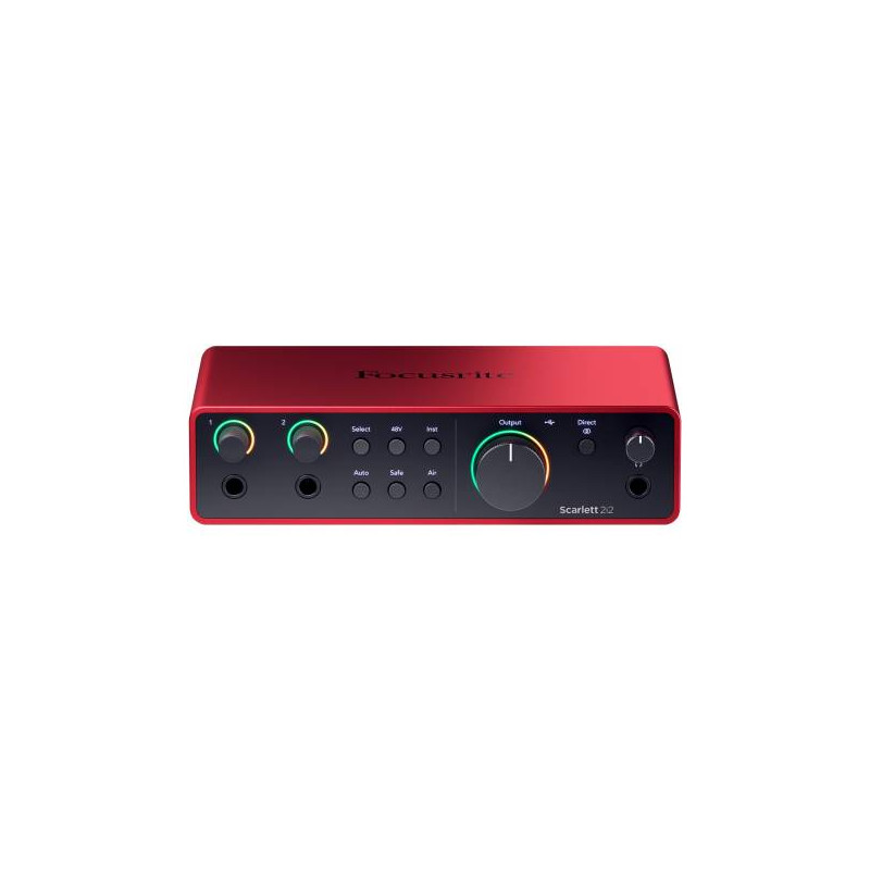 Focusrite Scarlett G4 - Scarlett 2I2 4th Gen - 2 in / 2 out - USB-C