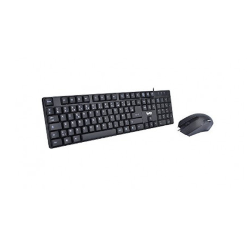 WE Bundle Clavier + Souris Filaire Plug & Play / Compact / 1000 DPI