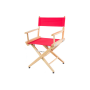 Filmcraft Pro Series Director Chair SHORT natural - RED canvas