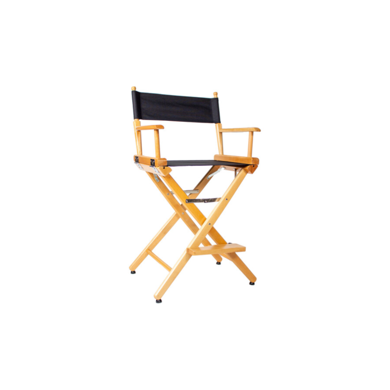 Filmcraft Pro Series Director Chair MEDIUM natural - BLACK canvas