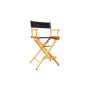 Filmcraft Pro Series Director Chair MEDIUM black - BLACK canvas