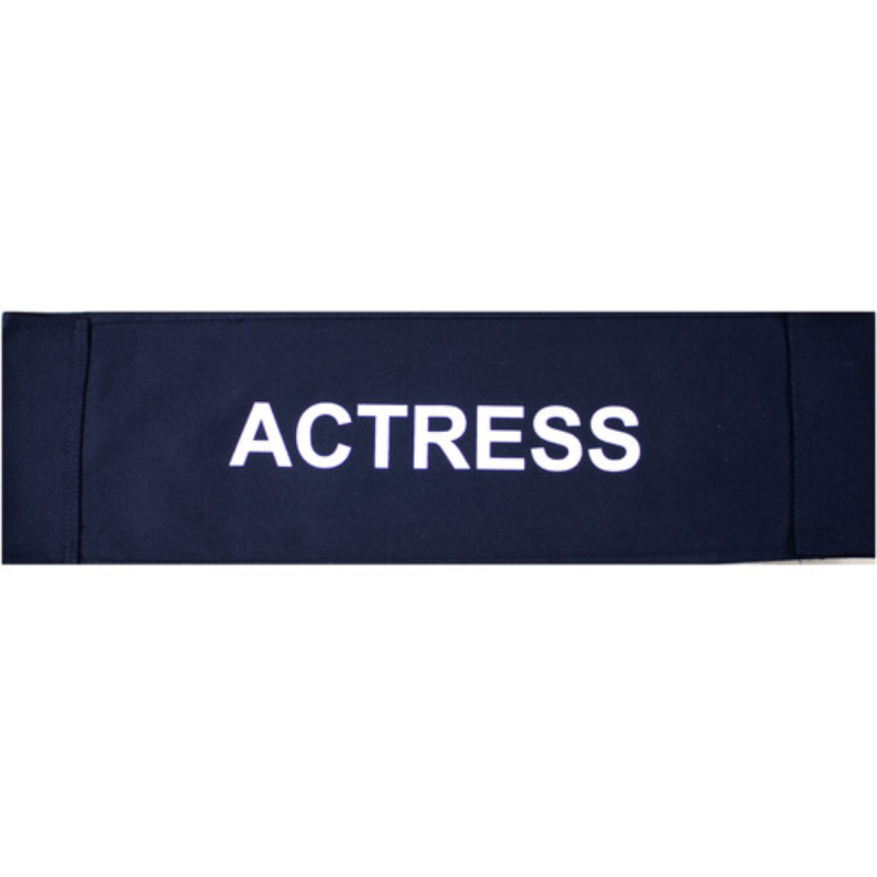 Filmcraft Prepreinted White Canvas - Actress