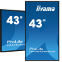 IIYAMA LFD 43" dalle IPS 24/7 3840x2160 3xHDMI 1xVGA 1xDisplay Port