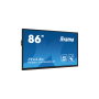 IIYAMA LFD 86" dalle VA anti-reflet 50 points 3840x2160 HPs DP 4xHDMI