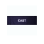 Filmcraft Preprinted CANVAS "CAST" Black