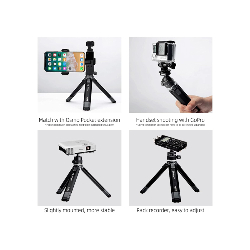 Fotopro SY-390 Pocket Tripod 2 Sections Black