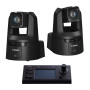 Canon Pack 2 Caméras PTZ 4K CR-N700B (Noir) + RC-IP100 offert !