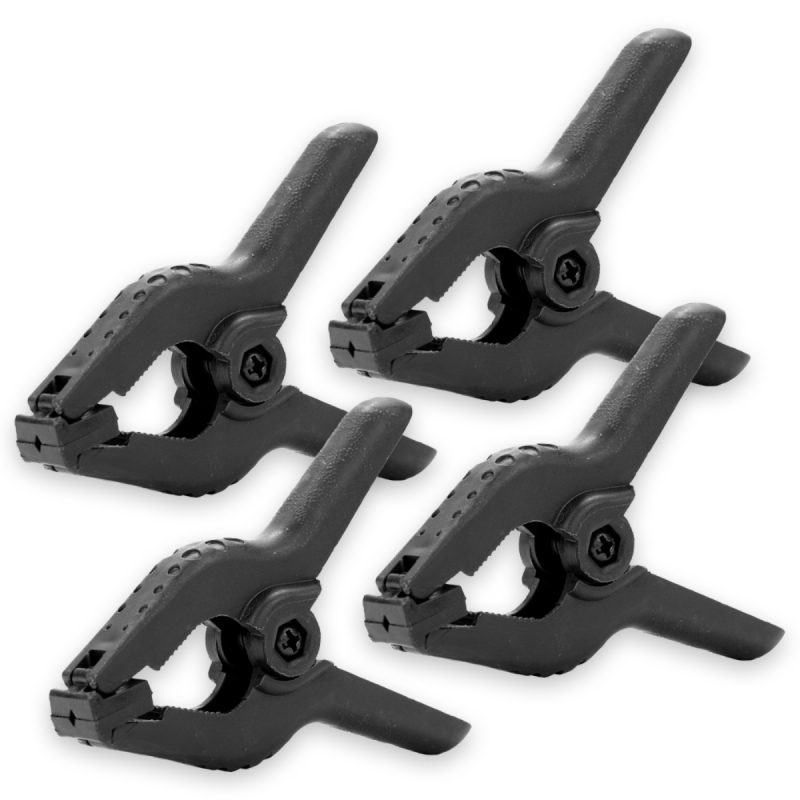 Caruba Background Clamp Black Large (4 pieces)