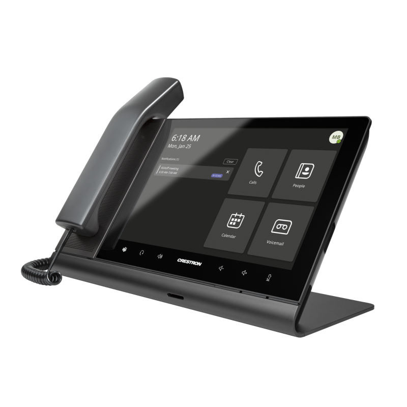 Crestron UC-P10-T-HS-I Téléphone de bureau avec combiné Flex 10