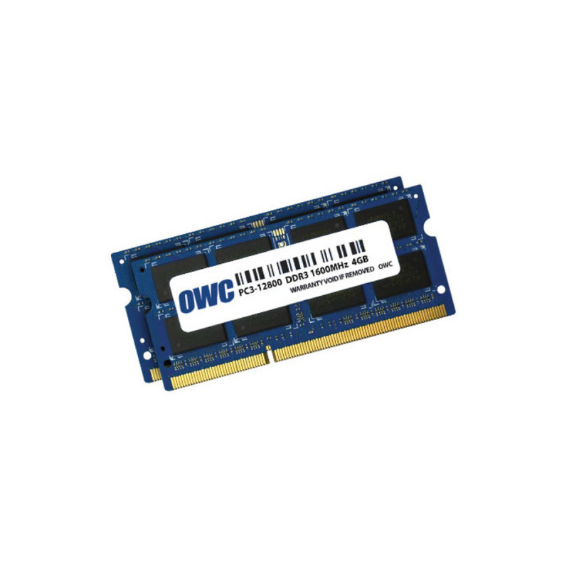 OWC 8.0GB (2x 4GB) PC3-12800 DDR3L 1600MHz SO-DIMM 204 Pin CL11