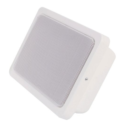 Enceinte murale 2 voies 50 W blanche EN 54