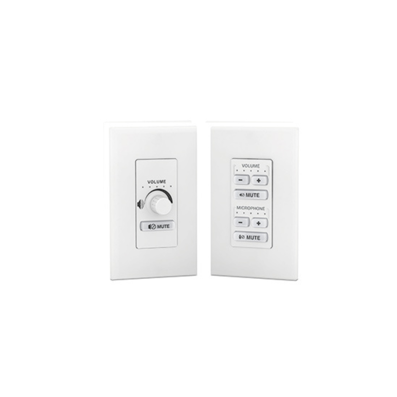 Extron Network Button Panel with Dual Volume Control - Wallplate