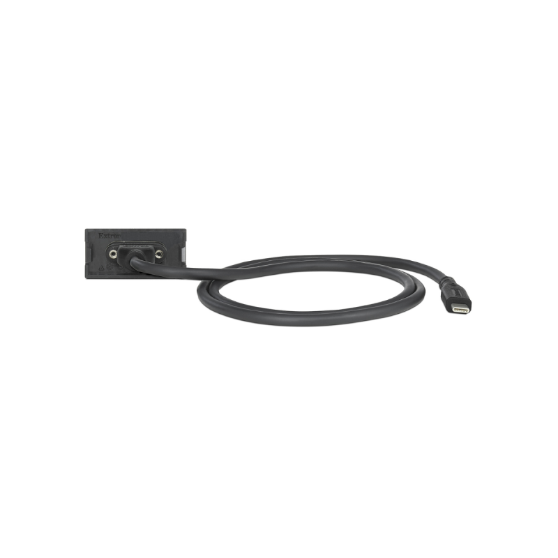 Extron Single-Space MAAP - Black: One USB-C Female to Male on Pigtail