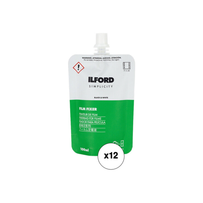 ILFORD SIMPLICITY FILM DEALER FIX  X 12 SACHETS