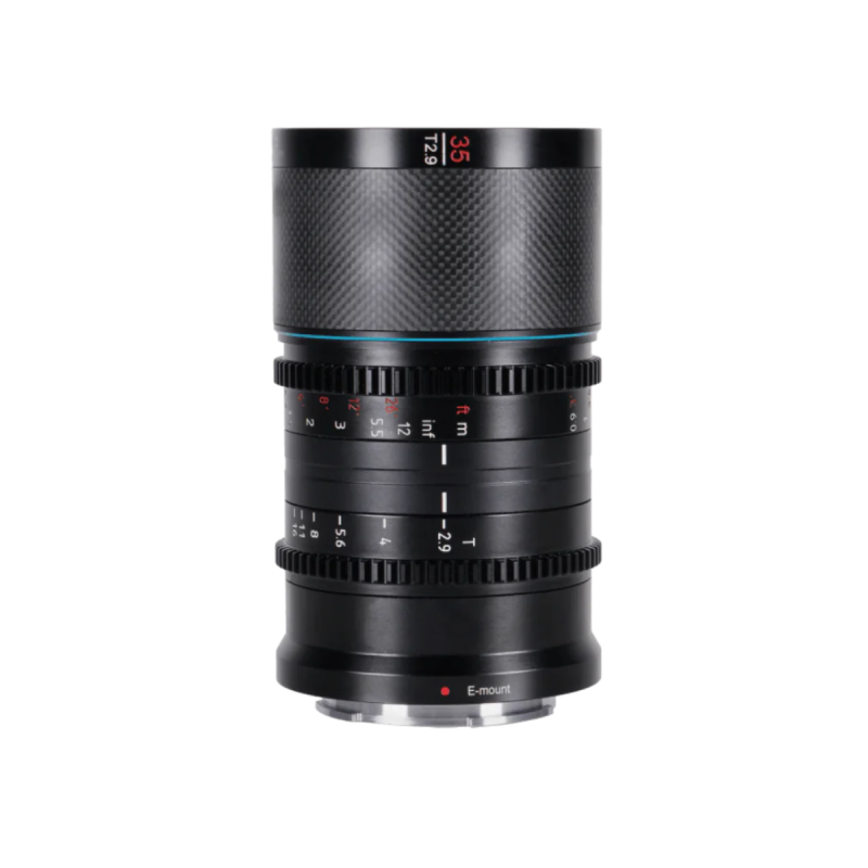 SIRUI Saturn 35/50/75 Full-frame Carbon Anamorphic Lens L blue box