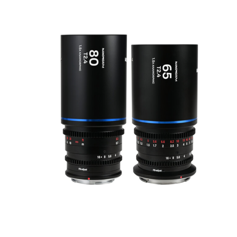 Laowa Nanomorph S35 Prime 2-Lens Bundle (65,80mm) (Blue) Sony E