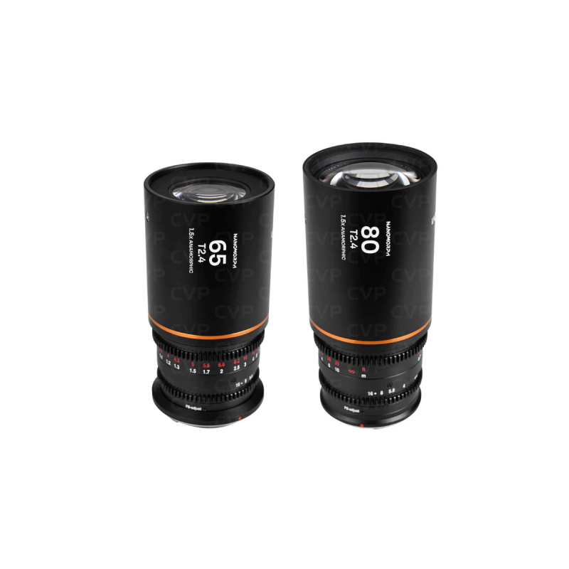 Laowa Nanomorph S35 Prime 2-Lens Bundle (65,80mm) (Amber) Canon RF