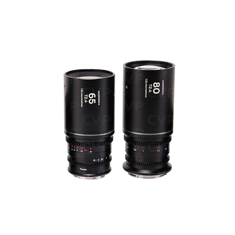 Laowa Nanomorph S35 Prime 2-Lens Bundle (65,80mm) (Silver) Monture L