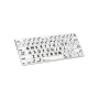 LogicSkin XLPrint Lettres noires / fond blanc FR pour Magic Keyboard