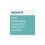 Sony Licence de surveillance HDR pour BVM-E171