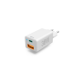 Hama Charg. Mini Usb-C + Usb-A 38W Blanc