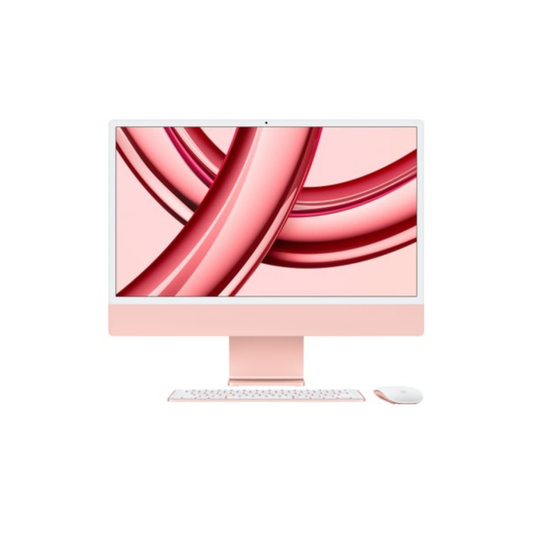 Apple iMac M3 8/8 (2023) 24" 8 Go 256 Go Rose + pavé Num