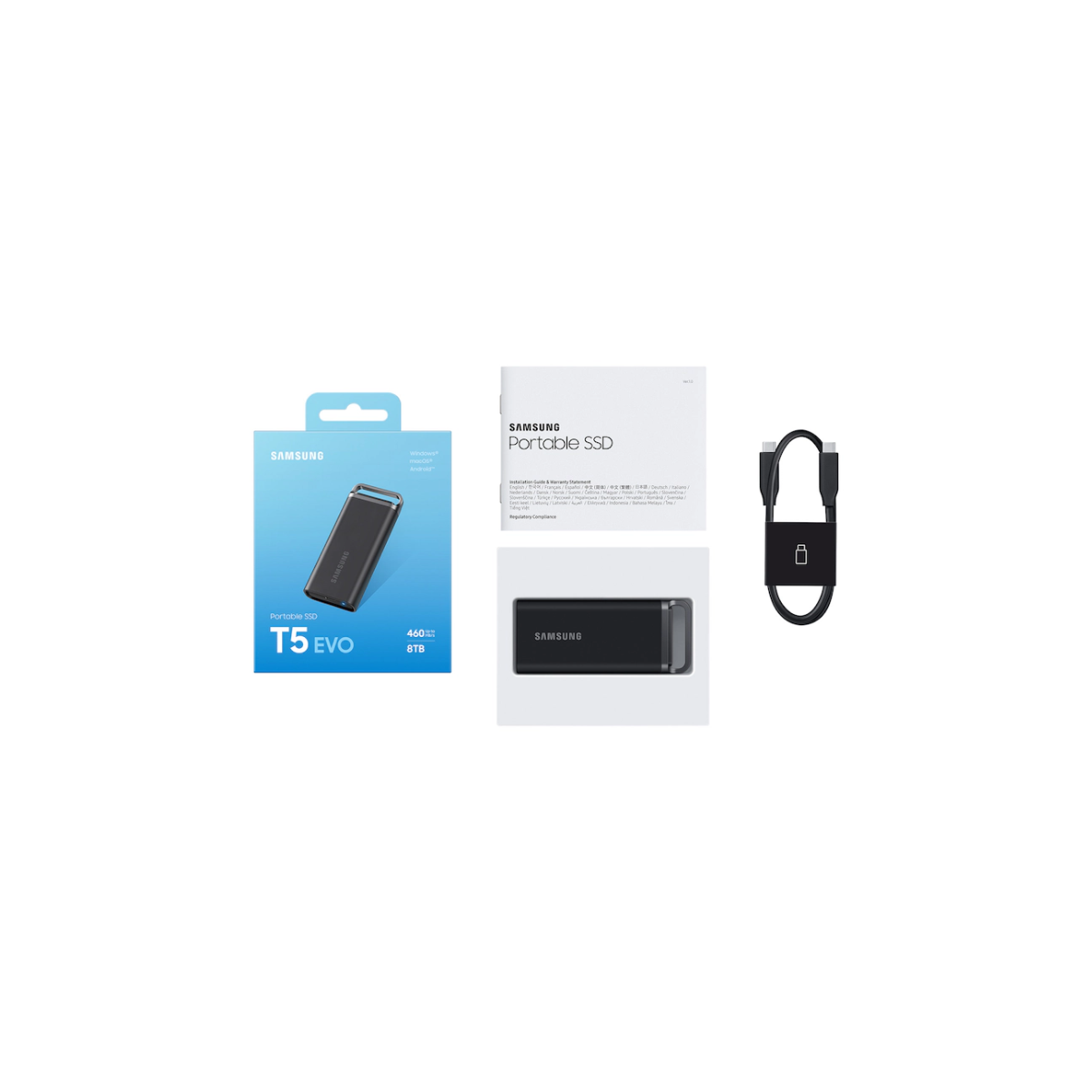 【製品保証】SAMSUNG Portable SSD T5 2TB PC周辺機器