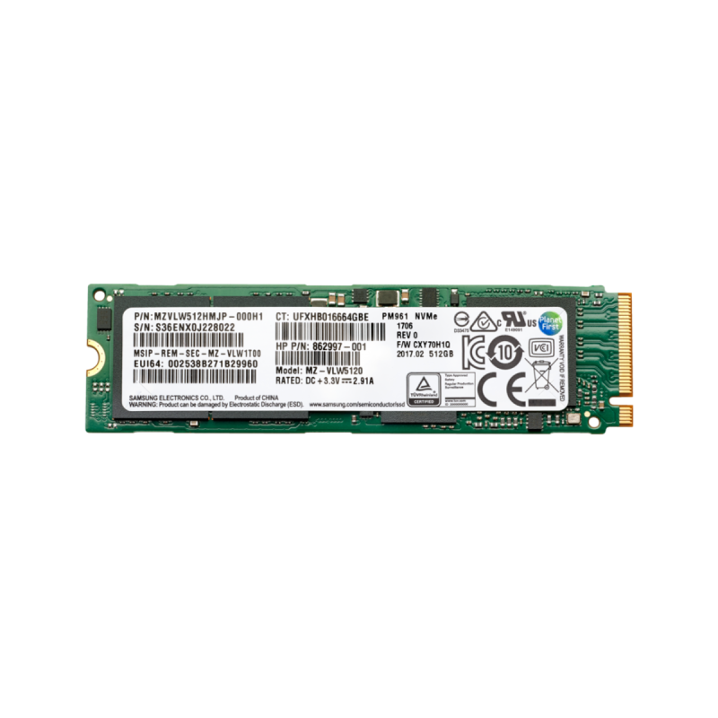 512GB PCIe-4x4 NVME TLC SSD