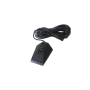 Rondson Microphone de surface back électret NOIR, switch M/A