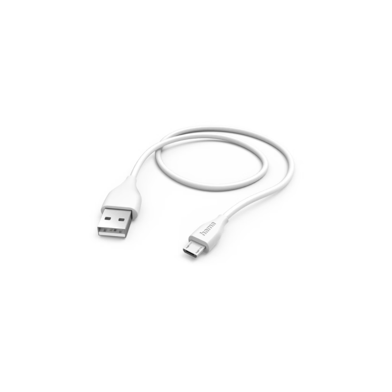 Hama Cable Usb-A/Micro Usb 1,5M Blanc