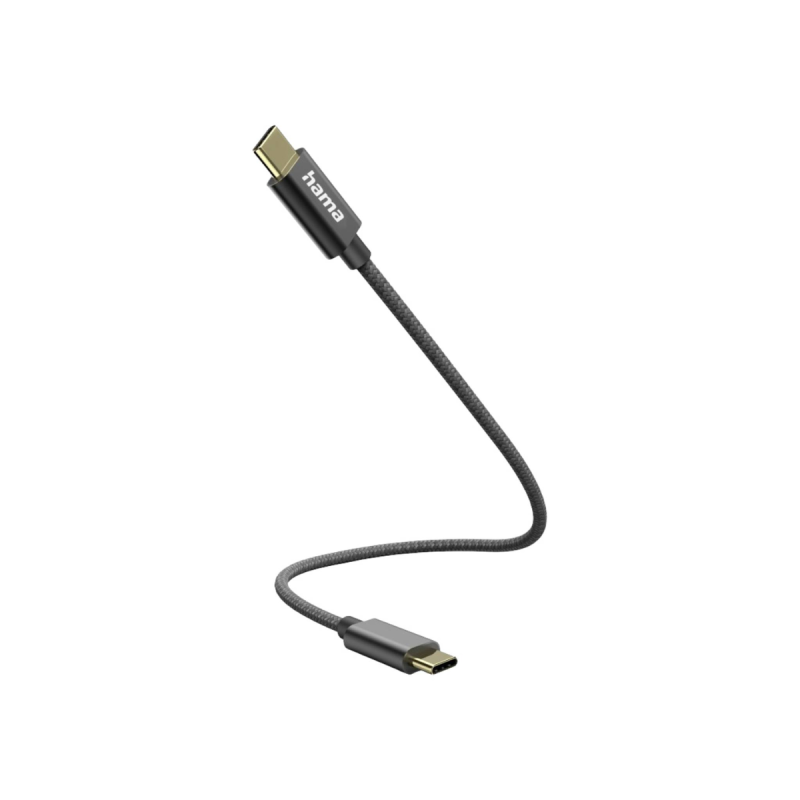 Hama Cable Usb-C/Usb-C 0,2M Nylon/Nr