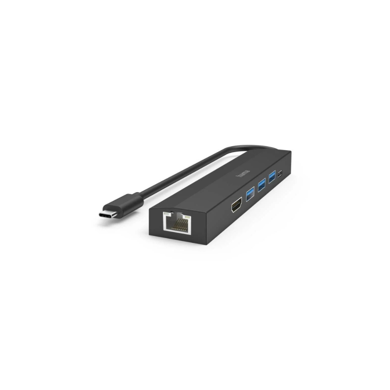 Hama Hub Usb-C 5Gb - 3Xa 1Xc Pd Hdmi Lan