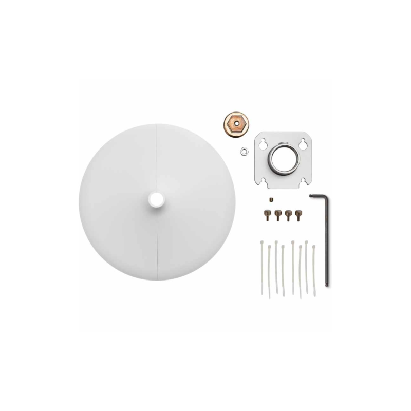 Shure Kit montage pour potence NTP ou tige filetée. diam 3/8" blanc