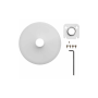 Shure Kit montage pour potence NTP ou tige filetée. diam 1.5" blanc