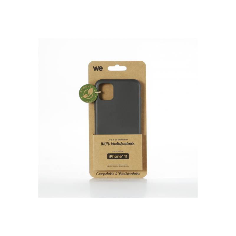 WE Coque de protection BIODEGRADABLE APPLE IPHONE 11 Noir